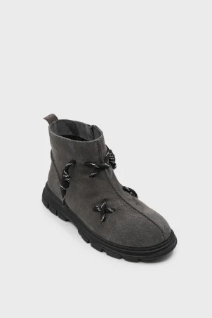 SKB-002 Atomic Gri Süet Kadın Bot