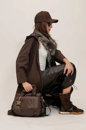 SCO-001 Cloudy Koyu Kahverengi Çanta