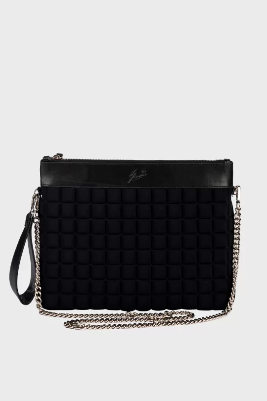 SCP-002 Square Siyah Kadın Clutch Çanta