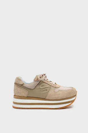 SKS-021 Nude Kadın Sneaker