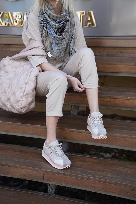 SKS-024 Nude Kadın Sneaker