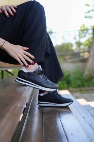 SKS-025 Siyah Kadın Sneaker