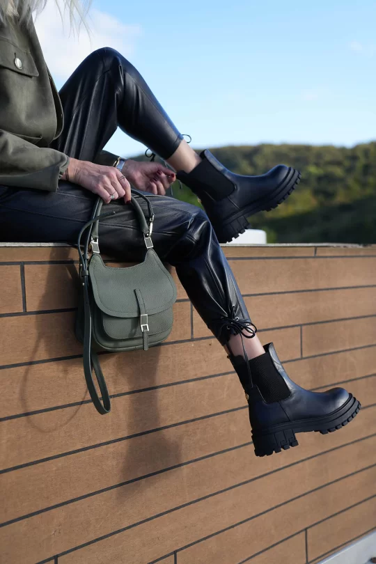 SCO-020 Haki Rider Bag Kadın Omuz Çantası