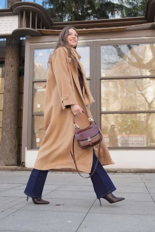 SCO-020 Kahverengi Rider Bag Kadın Omuz Çantası