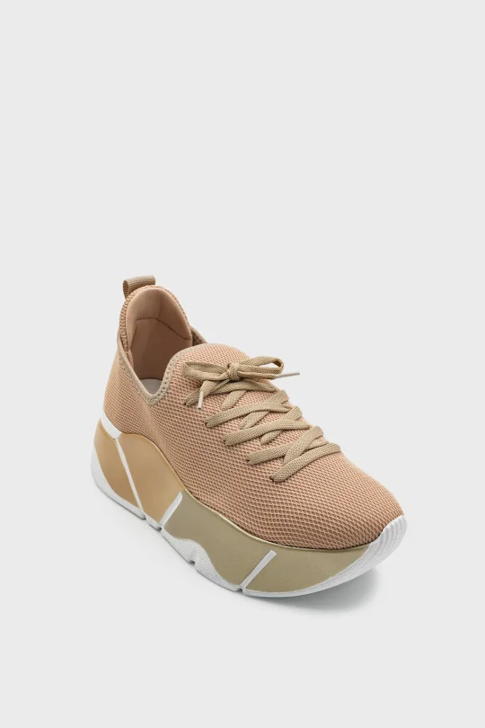 SKS-043 Nude Triko Kadın Sneaker