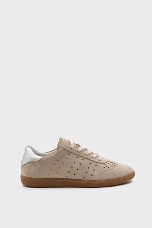 SKS-047 Nude Süet Comfort Sneaker