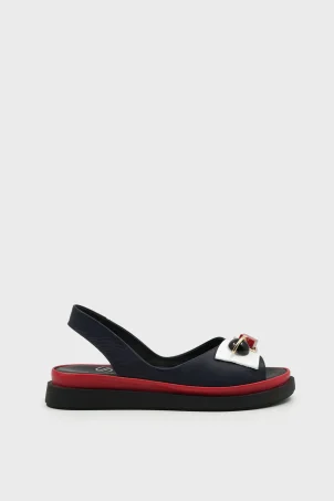SKD-035 Lacivert Tokalı Comfort Sandalet