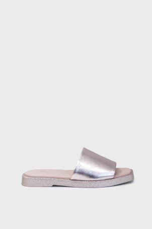 SKK-063 Rose EN Leather Comfort Slippers