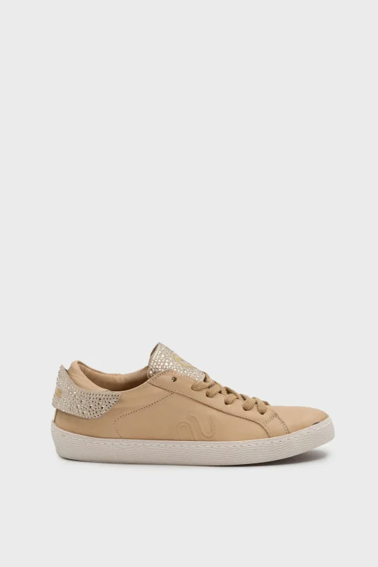 SKS-051 Nude Deri Steaker Comfort Sneaker