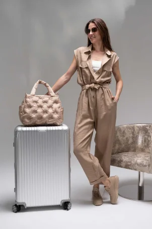 SKS-058 Bej Kadın Ayakkabı