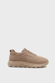 SKS-058 Bej Nubuk Kadın Ayakkabı