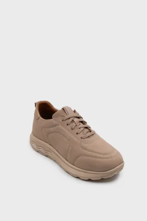 SKS-058 Bej Nubuk Kadın Ayakkabı