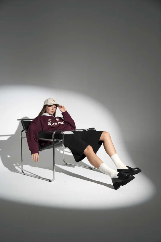 SKL-049 Siyah Deri Kadın Loafer