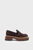 SKL-049 Kahverengi Süet Kadın Loafer