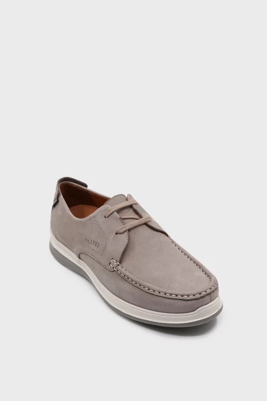 SEC-013 Gri Nubuk Comfort Erkek Ayakkabı