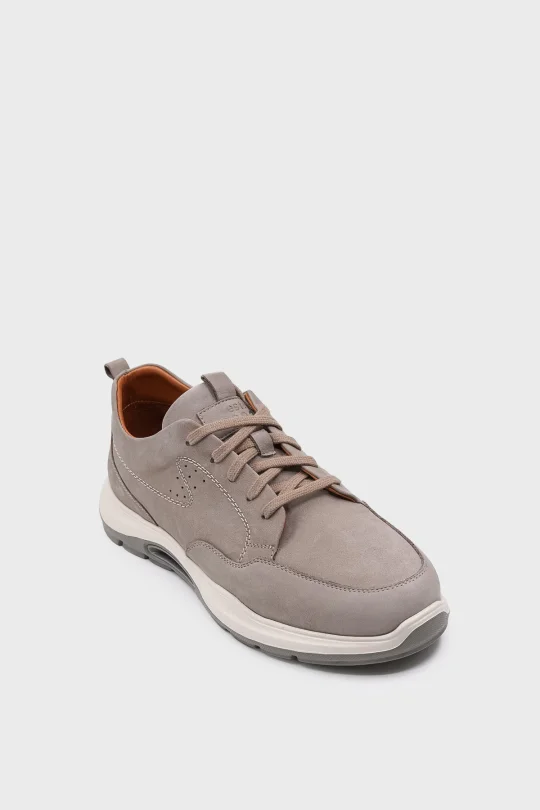 SEC-015 Gri Nubuk Comfort Erkek Ayakkabı