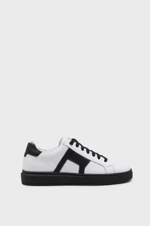 SES-012 Beyaz Siyah Erkek Sneaker