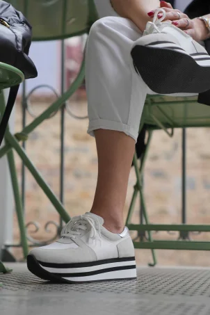 SKS-064 Beyaz Kadın Sneaker