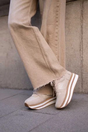 SKS-064 Nude Kadın Sneaker
