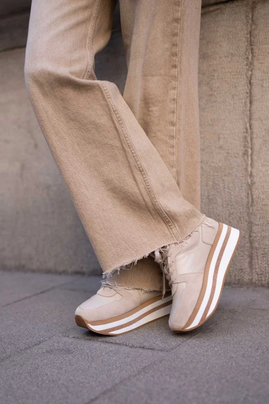 SKS-064 Nude Kadın Sneaker