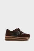 SKS-064 Kahverengi Süet Kadın Sneaker