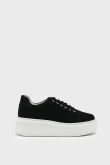 SKS-066 Siyah Süet Kadın Sneaker