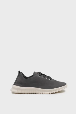 SKS-072 Gri Nubuk Kadın Sneaker