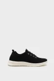 SKS-072 Siyah Nubuk Kadın Sneaker