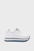SKS-074 Beyaz Deri Kadın Sneaker