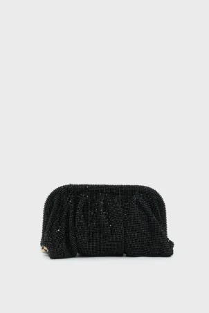 SCP-013 Siyah Kadın Clutch Çanta