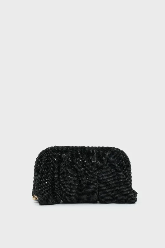 SCP-013 Siyah Kadın Clutch Çanta