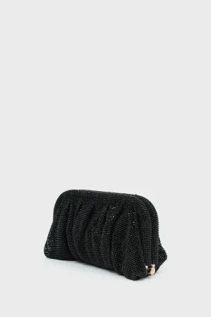 SCP-013 Siyah Kadın Clutch Çanta