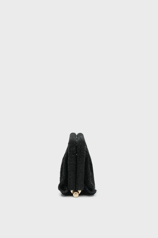 SCP-013 Siyah Kadın Clutch Çanta