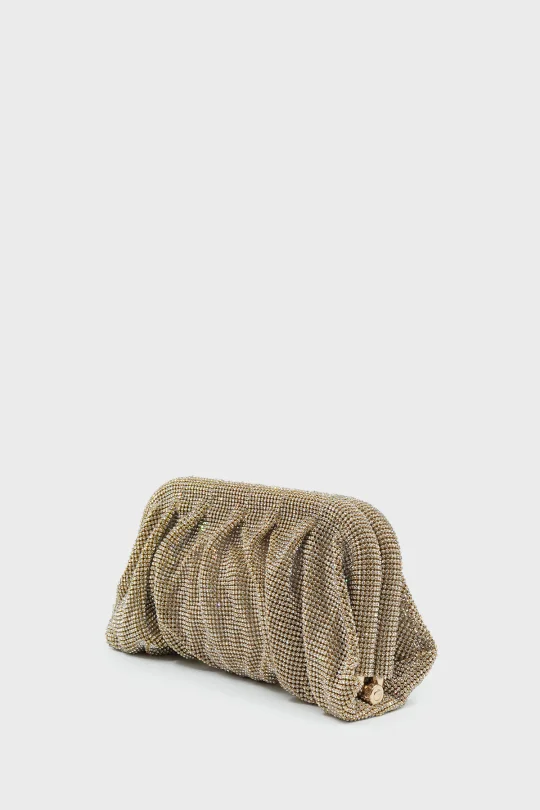 SCP-013 Gold Kadın Clutch Çanta