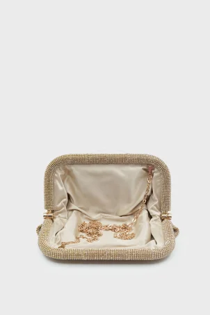 SCP-013 Gold Kadın Clutch Çanta