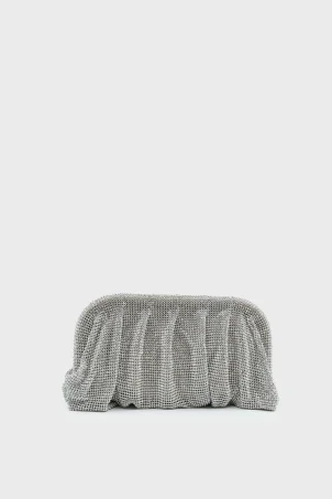 SCP-013 Gümüş Kadın Clutch Çanta
