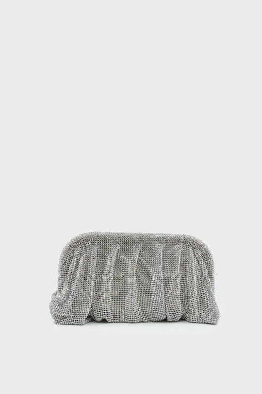 SCP-013 Gümüş Kadın Clutch Çanta