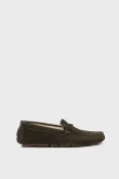SEC-019 Haki Süet Erkek Loafer Ayakkabı