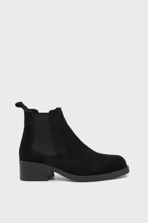 SKB-094 Siyah Süet Kadın Bot