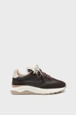 SKS-078 Kahverengi Deri Kadın Sneaker