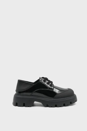 SKL-065 Siyah Rugan Kadın Loafer