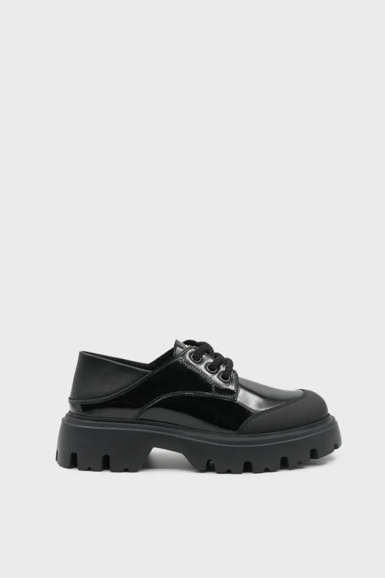 SKL-065 Siyah Rugan Kadın Loafer