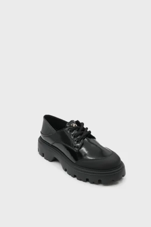 SKL-065 Siyah Rugan Kadın Loafer