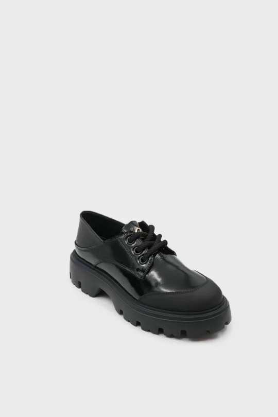 SKL-065 Siyah Rugan Kadın Loafer