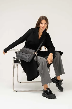 SKL-065 Siyah Rugan Kadın Loafer