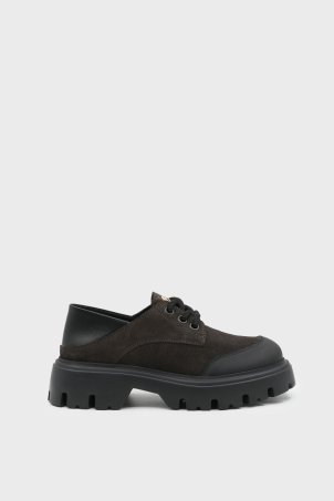 SKL-065 Kahverengi Süet Kadın Loafer