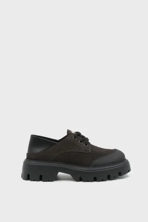 SKL-065 Kahverengi Süet Kadın Loafer