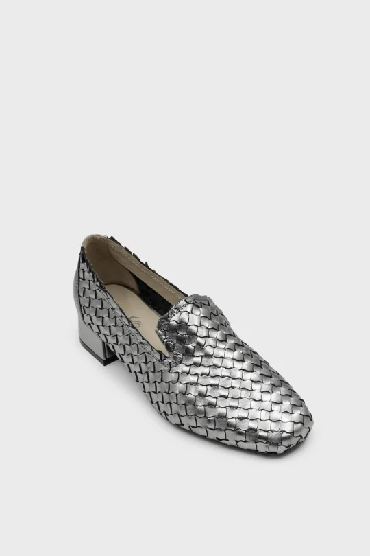 SKL-066 Lame Deri Kadın Babet