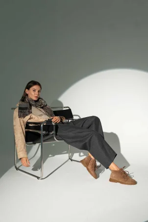 SKB-099 Taba Süet Kadın Bot