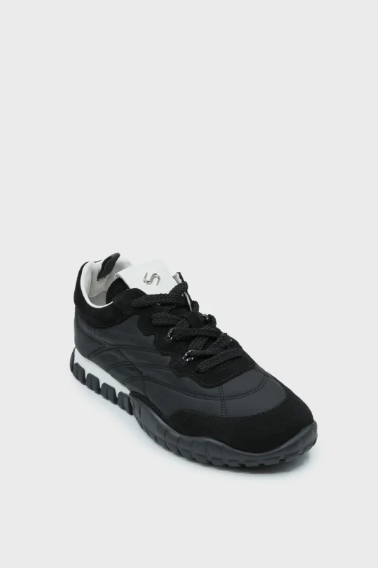 SKS-080 Siyah Süet Kadın Sneaker